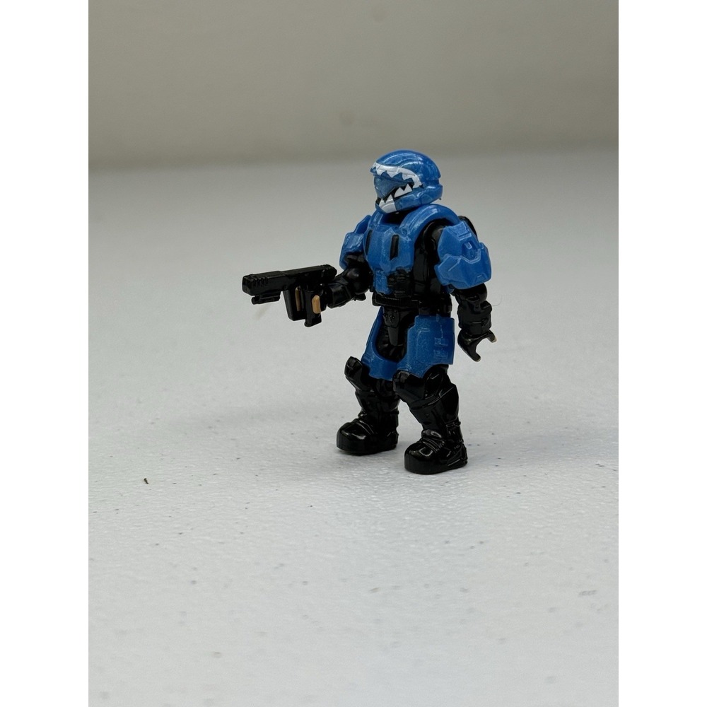 Mega Bloks Halo Metallic Series BLUE ODST Shark Print Figure